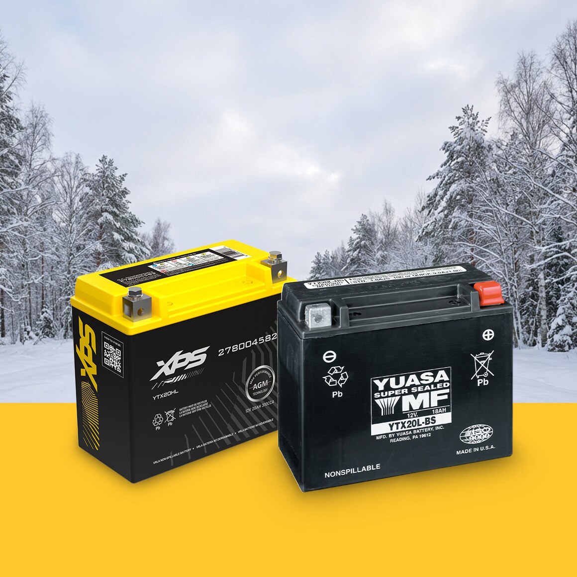 Ski-doo batteries