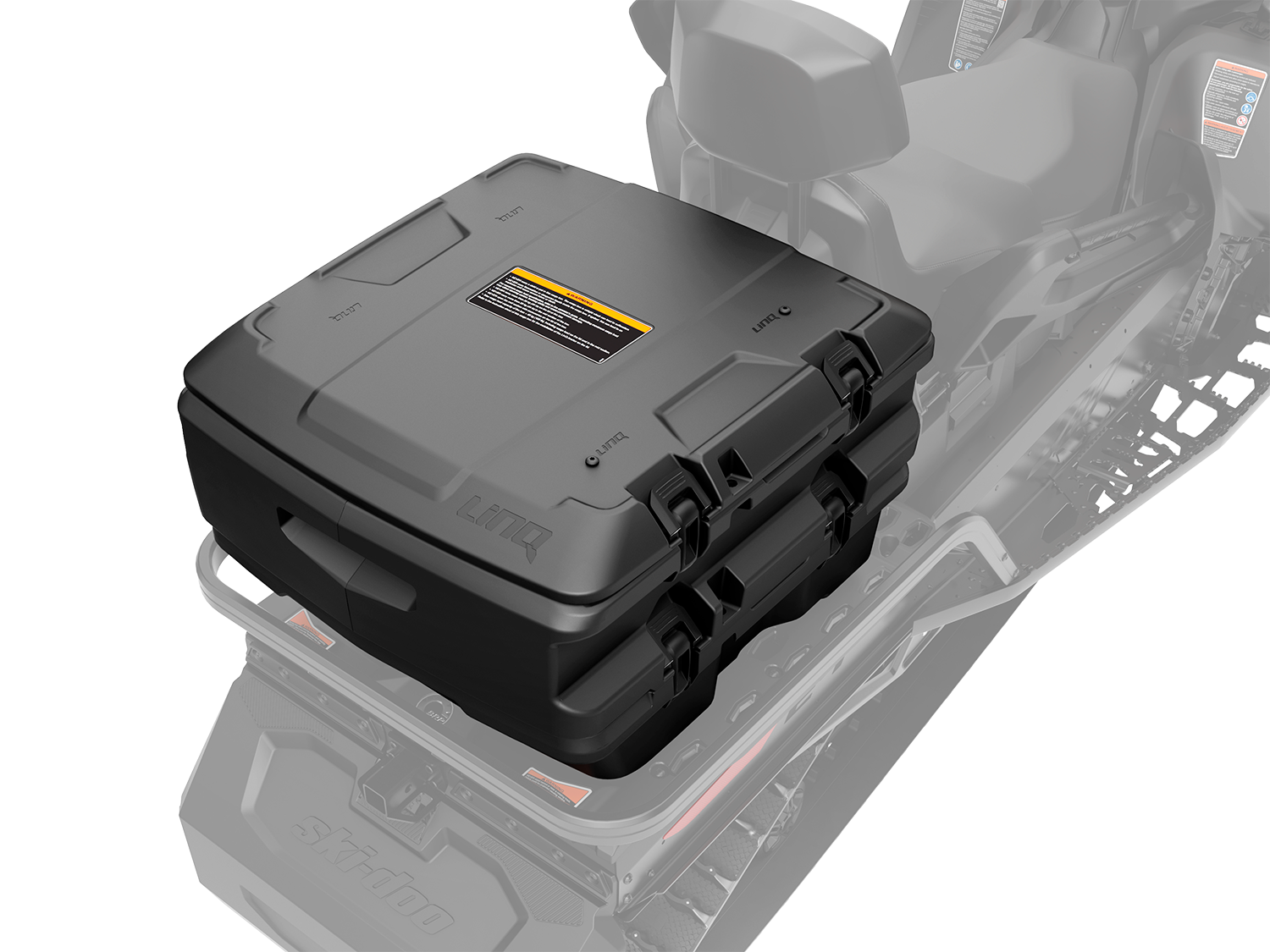 LinQ Utlity premium cargo storage box for snowmobile