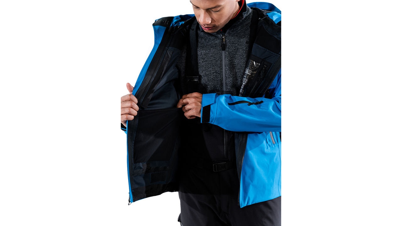 Ski-Doo model wearing BC Series Gear - 3 layer