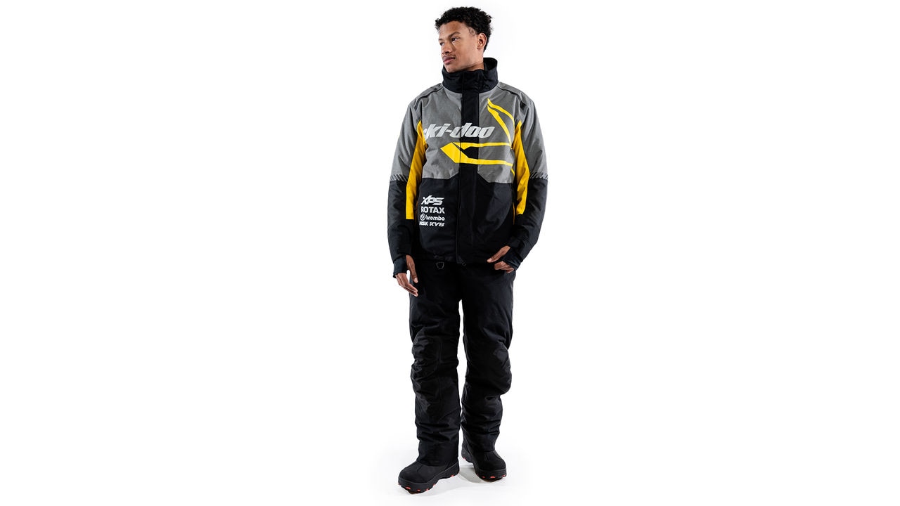 Ski-Doo model wearing X-Team jacket