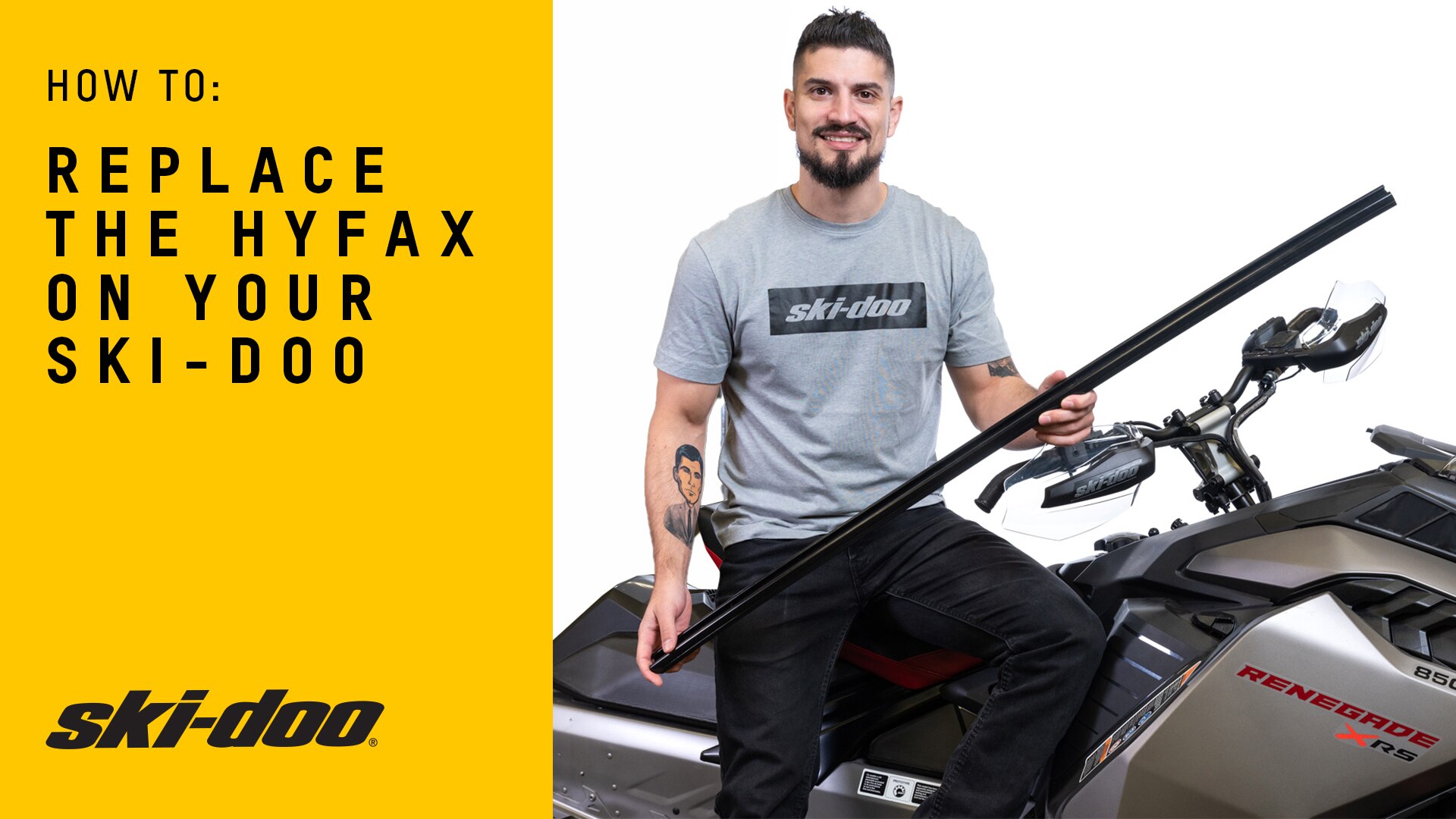 How to Replace your snowmobile’s Hyfax SkiDoo