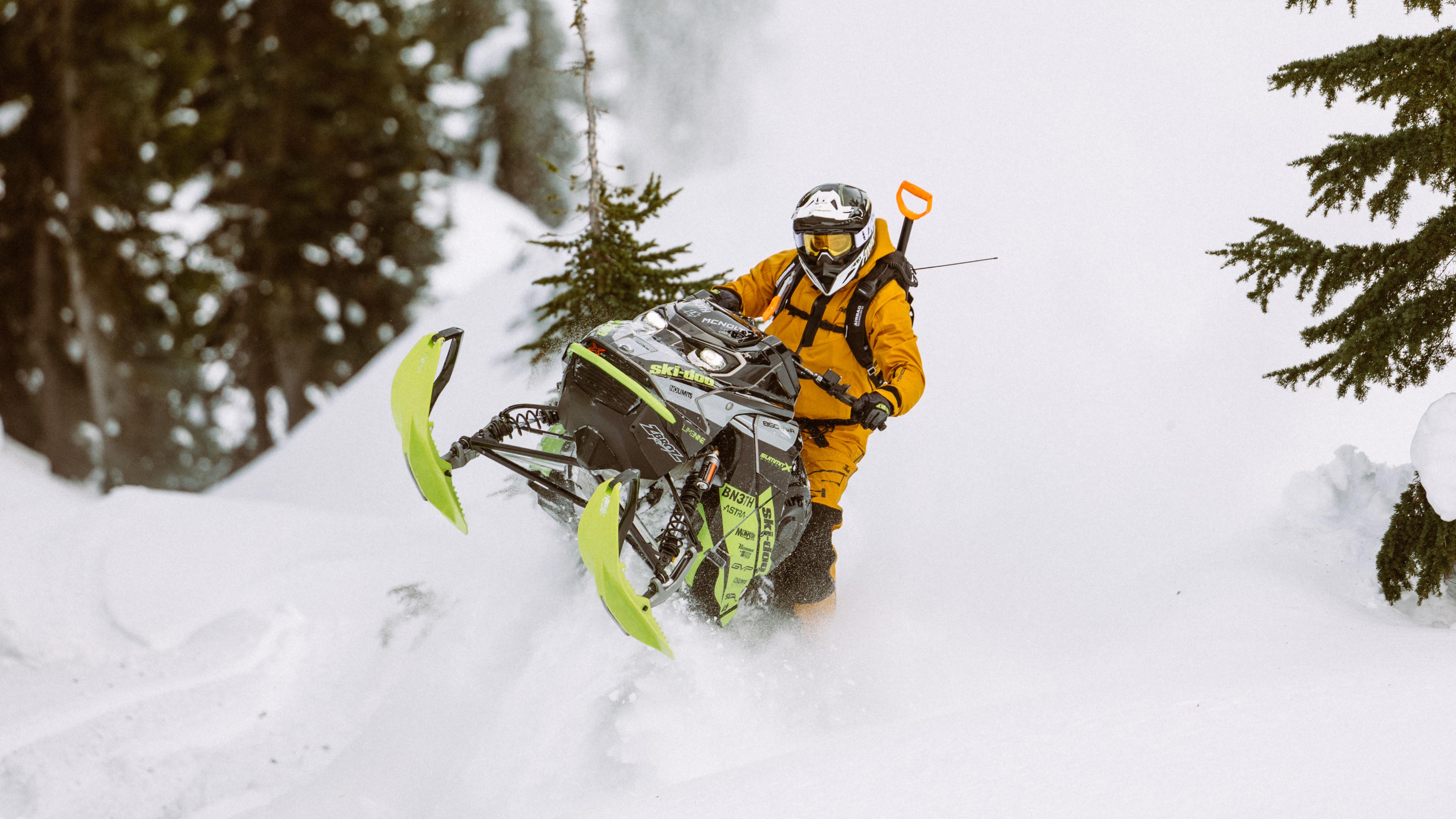 Cody McNolty riding a Ski-Doo Summit