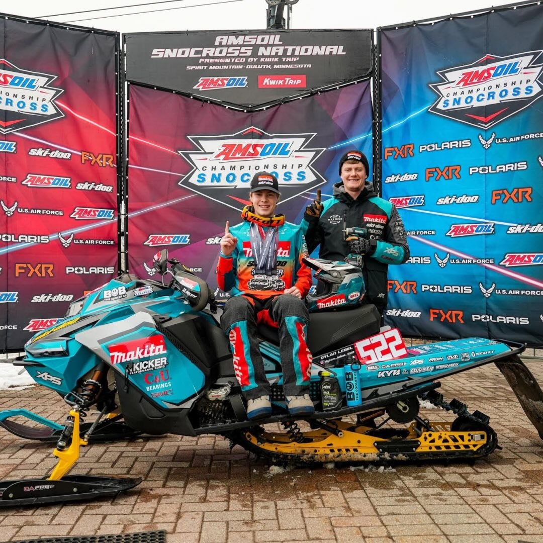 Dylan Lebel, pilote de course snocross Ski-Doo
