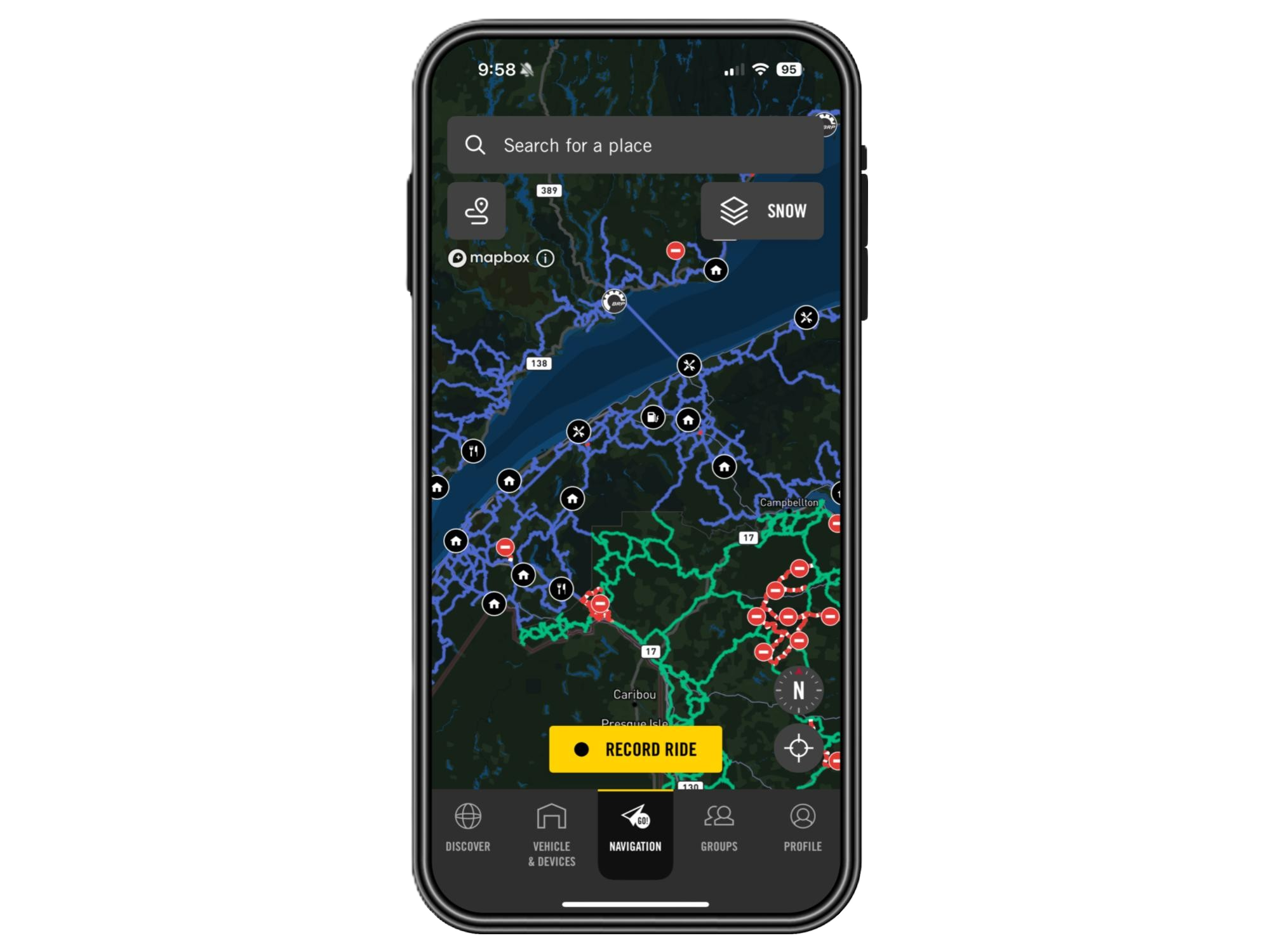 Official Snowmobile Trail Data