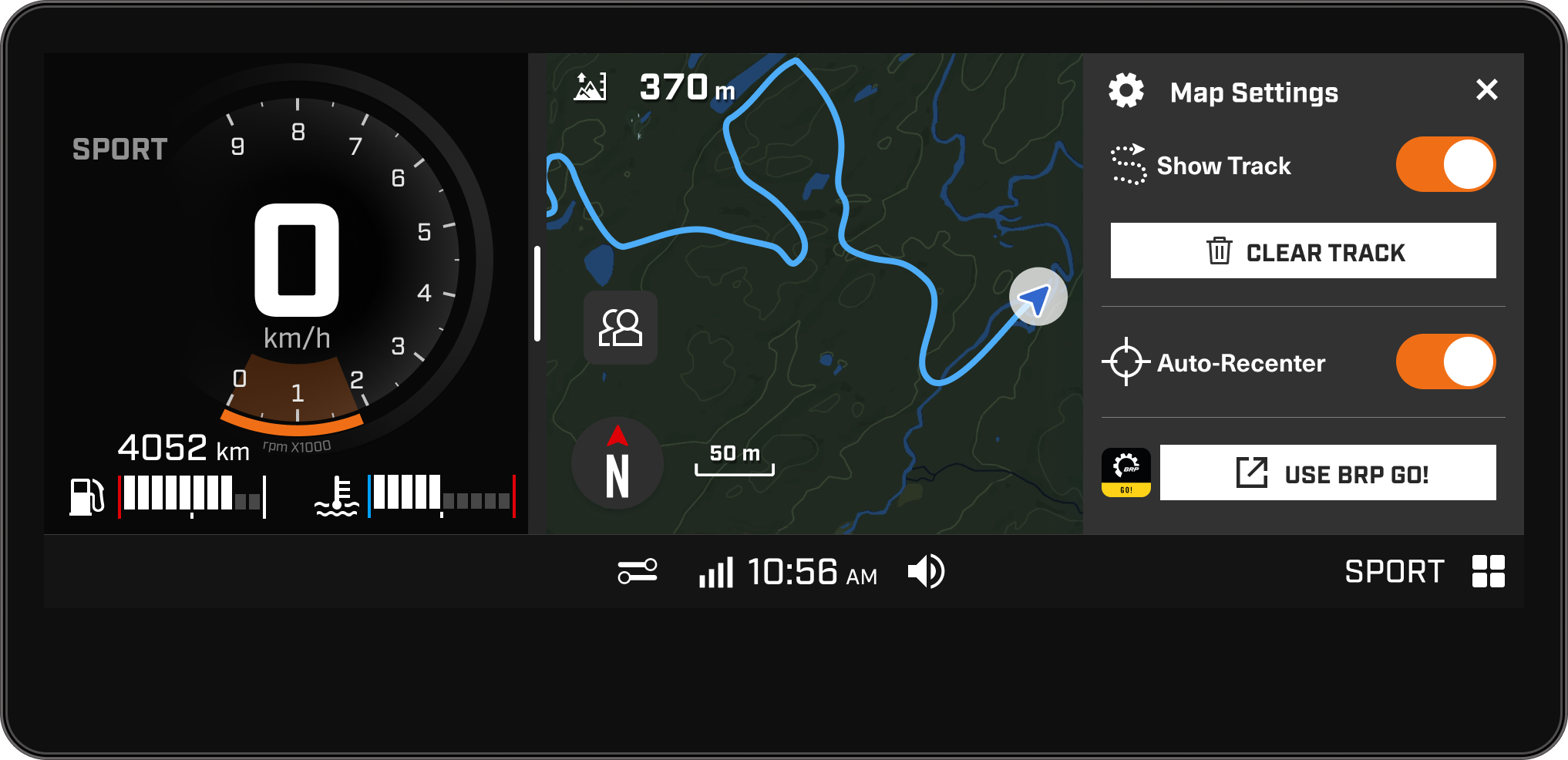 How to Use the Snowmobile Built-In GPS