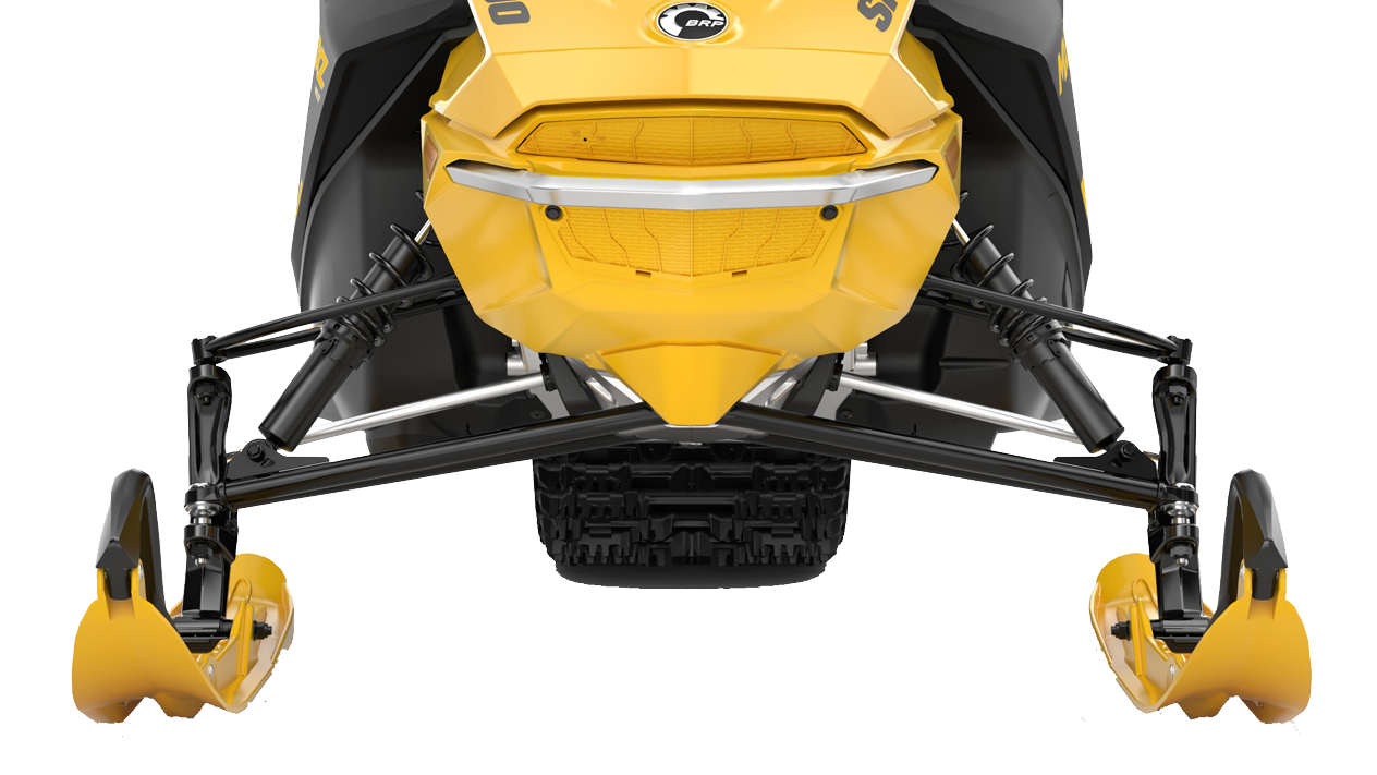 RAS X front suspension of the Ski-Doo electric snowmobile