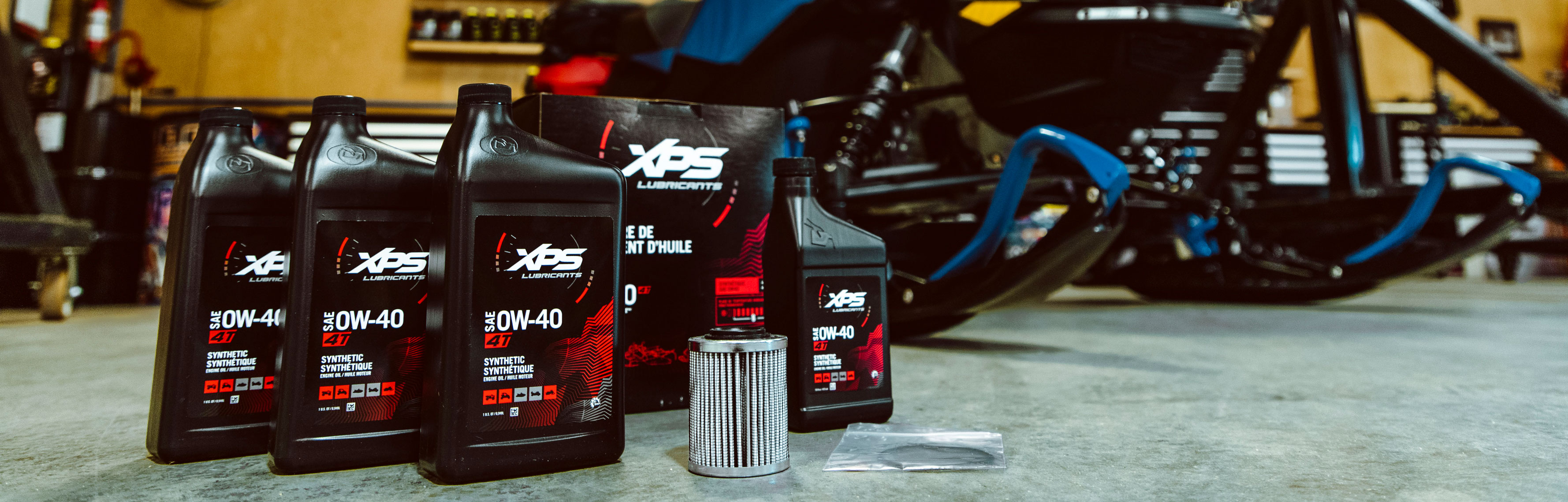 XPS Lubricants and Oil for Summerize your snowmobile