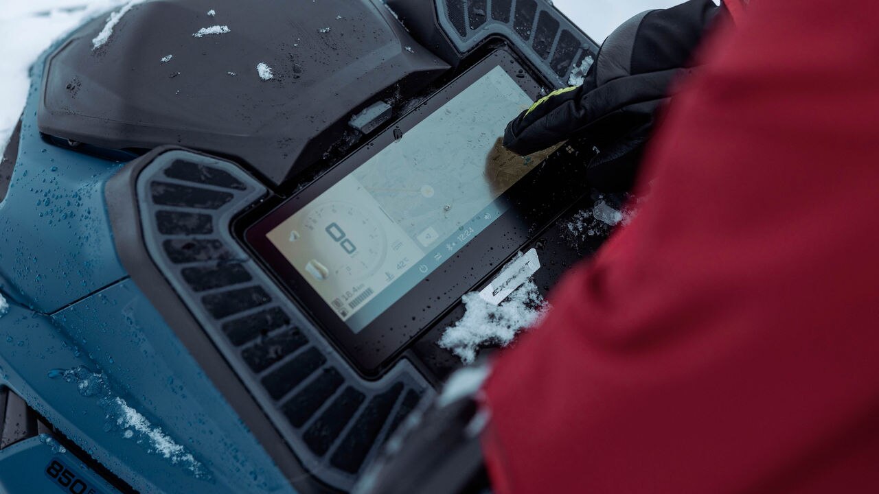 Integrated Connectivity technology for snowmobiles Ski Doo