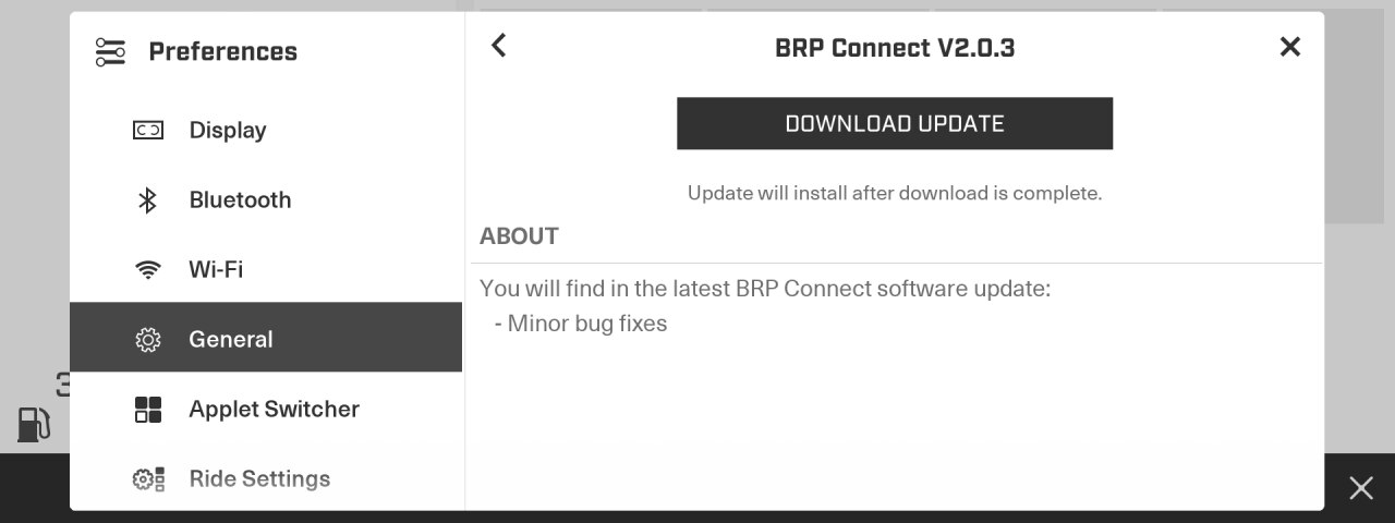 Updating the Software on the 10.25 Display Ski Doo