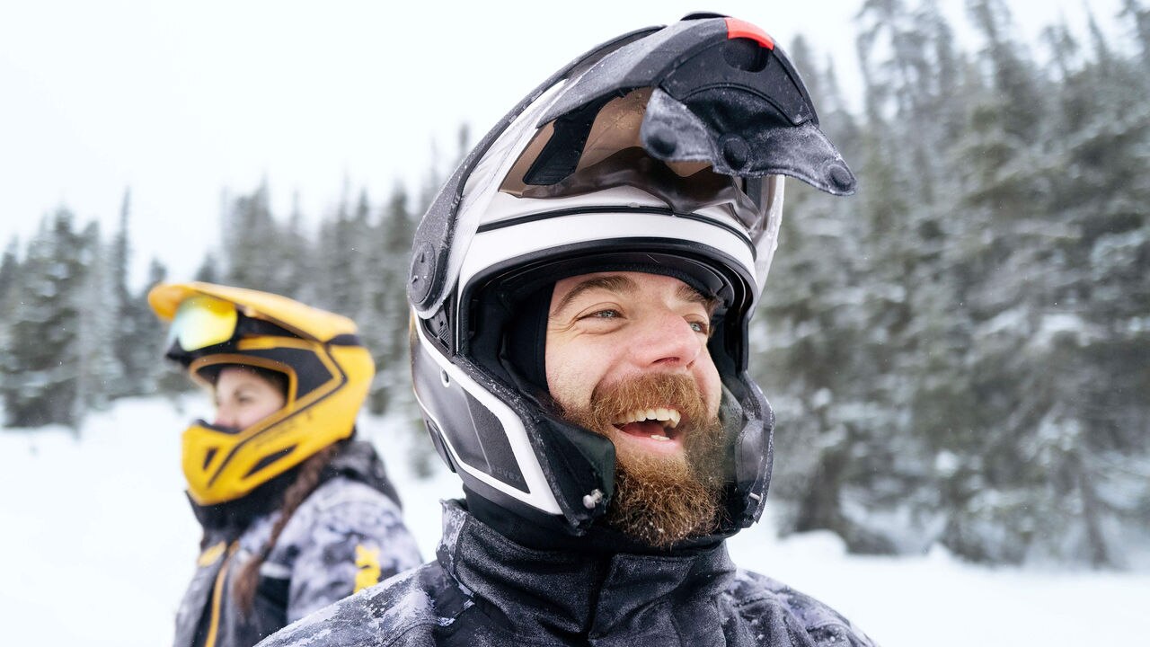 Hybrid snowmobile helmet sale